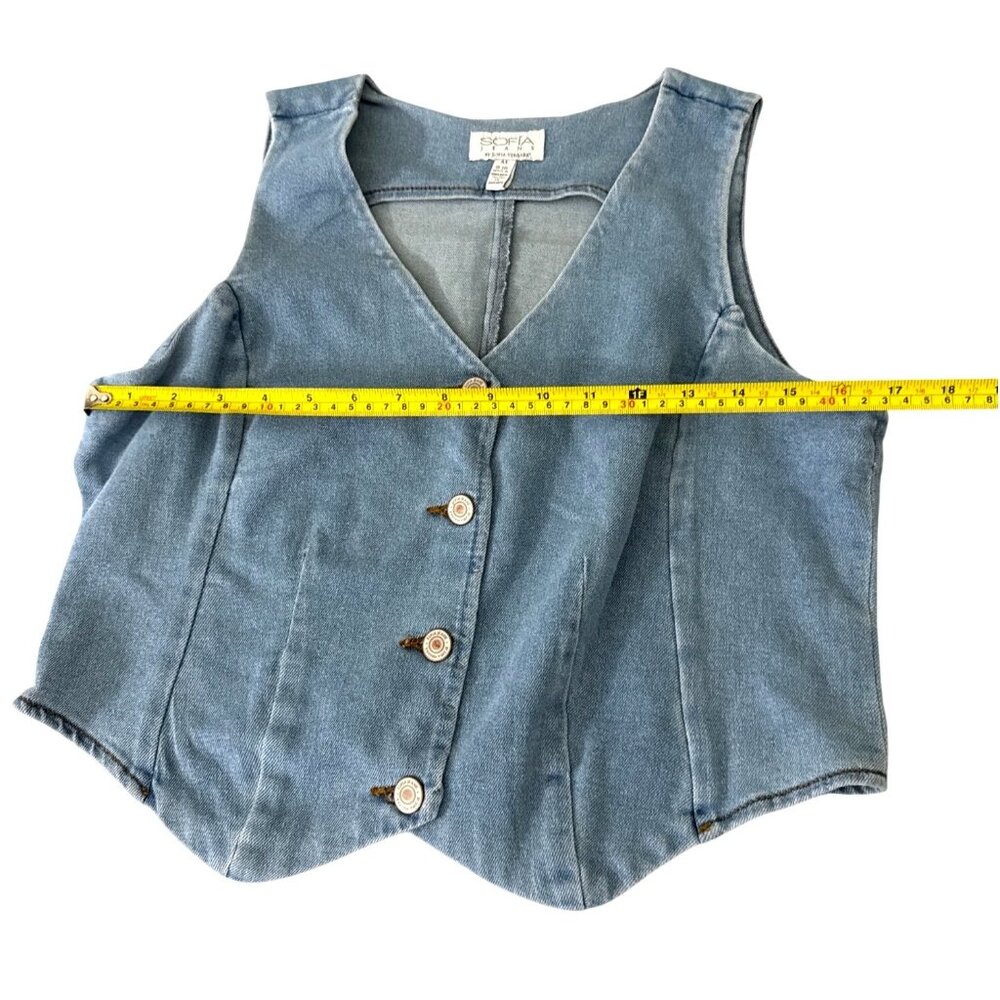 Sofia Jeans By Sofia Vergara Medium Denim Button-… - image 4